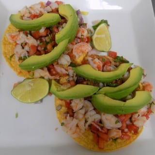 Tostadas de Camaron